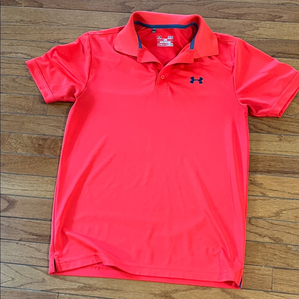 Under Armour Men's Bright Coral Polo Shirt